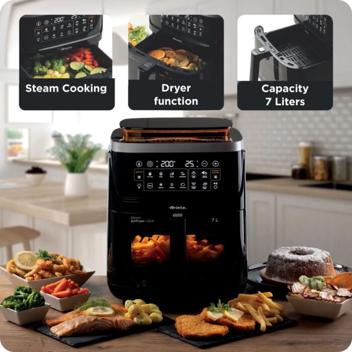 Air Fryer со функции за пареа + Grill 4636 - Image 4
